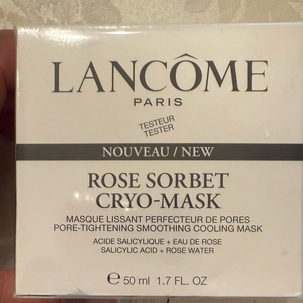 Lancôme Rose Sorbet Cryo-Mask - 50ml NEW SEALED TESTER